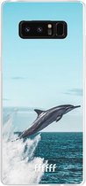 Samsung Galaxy Note 8 Hoesje Transparant TPU Case - Dolphin #ffffff