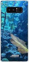 Samsung Galaxy Note 8 Hoesje Transparant TPU Case - Coral Reef #ffffff