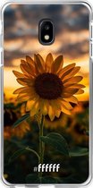 Samsung Galaxy J3 (2017) Hoesje Transparant TPU Case - Sunset Sunflower #ffffff