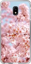 Samsung Galaxy J3 (2017) Hoesje Transparant TPU Case - Cherry Blossom #ffffff