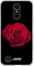 LG K10 (2017) Hoesje Transparant TPU Case - Radiant Rose #ffffff
