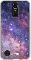 LG K10 (2017) Hoesje Transparant TPU Case - Galaxy Stars #ffffff