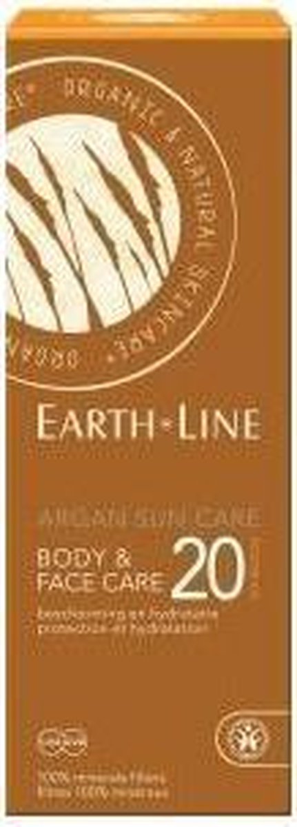 liefde Verstelbaar Afhaalmaaltijd Earth.line argan SPF 20 - 150 ml - Zonnebrand | bol.com