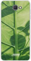 Samsung Galaxy J5 Prime (2017) Hoesje Transparant TPU Case - Leaves Macro #ffffff