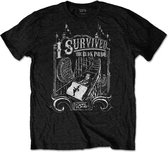 My Chemical Romance - I Survived Heren T-shirt - M - Zwart