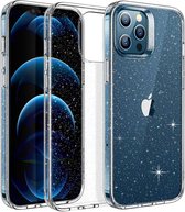 ESR Shimmer - iPhone 12 / iPhone 12 Pro Hoes - Schokbestendige Back Cover - TPU Back Cover - Transparant