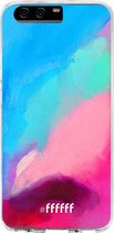 Huawei P10 Hoesje Transparant TPU Case - Abstract Hues #ffffff