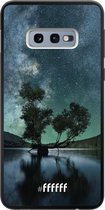 Samsung Galaxy S10e Hoesje TPU Case - Space tree #ffffff