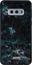 Samsung Galaxy S10e Hoesje TPU Case - Dark Blue Marble #ffffff