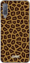 Samsung Galaxy A7 (2018) Hoesje Transparant TPU Case - Leopard Print #ffffff