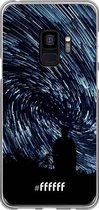 Samsung Galaxy S9 Hoesje Transparant TPU Case - Starry Circles #ffffff