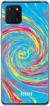 Samsung Galaxy Note 10 Lite Hoesje Transparant TPU Case - Swirl Tie Dye #ffffff
