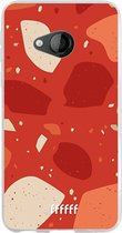 HTC U Play Hoesje Transparant TPU Case - Terrazzo N°4 #ffffff