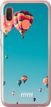 Samsung Galaxy A20e Hoesje Transparant TPU Case - Air Balloons #ffffff