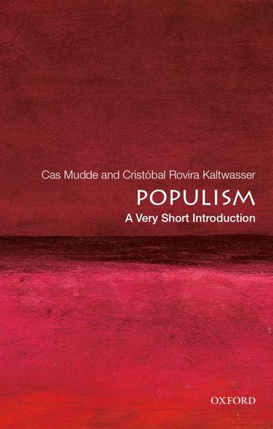 Very Short Introductions - Populism - cover