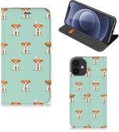 Telefoonhoesje Geschikt voor iPhone 12 Mini Bookcase Pups