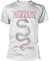 Nirvana Heren Tshirt -XXL- Serpent Snake Wit