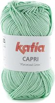 Katia Capri - kleur 174 Witgroen - 50 gr. = 125 m. - 100% katoen