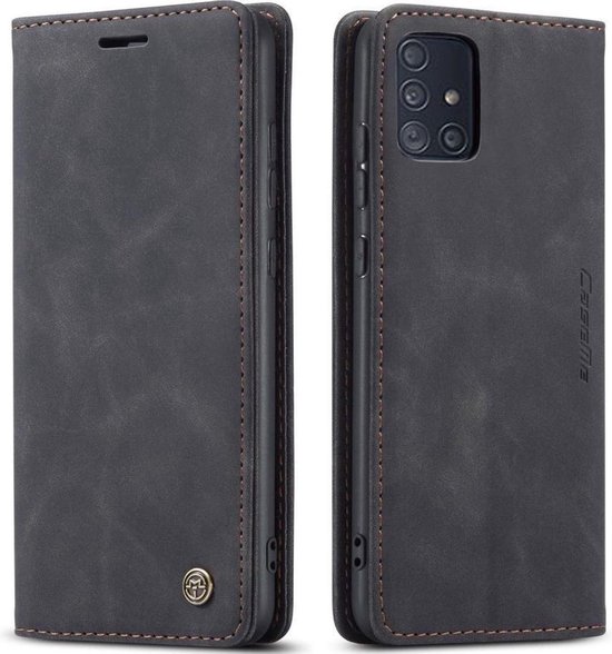 Coque Samsung Galaxy A51 - CaseMe Book Case - Zwart