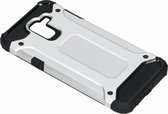 Rugged Xtreme Backcover Samsung Galaxy J6 hoesje - Zilver