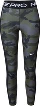 Nike - Pro 7/8 Camo Tight - Pro Tights - L - Groen