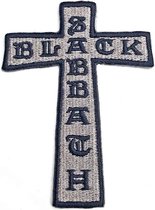 Black Sabbath Patch Cross Grijs/Zwart