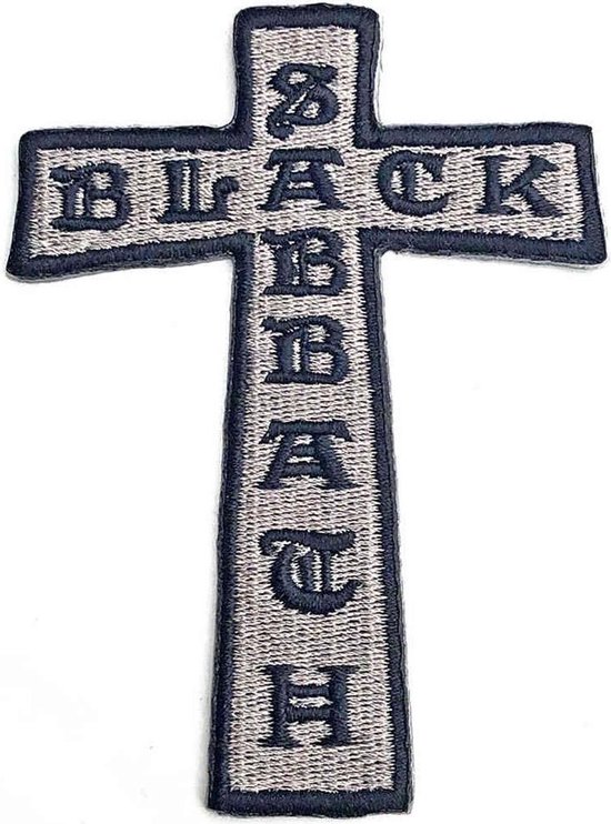 Black Sabbath - Cross Patch - Grijs/Zwart