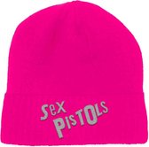 Sex Pistols - Logo Beanie Muts - Roze