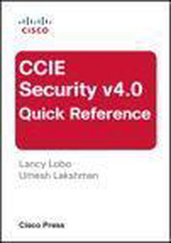 Ccie Security V4.0 Quick Reference - cover