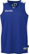 Spalding Essential Rev. Shirt Unisex - Blauw / Wit - maat 140