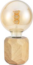Pauleen Woody Sparkle tafellamp Hout E27