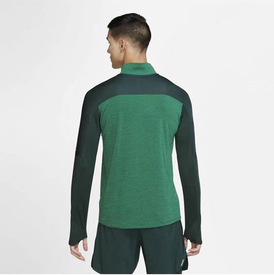 Nike Dri-Fit 1/2 zip sweater heren donker groen | bol