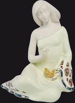 Goebel® - Nadal | Decoratief beeld / figuur "Sensitivity Wit" | Polyresin, 11cm