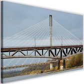 Schilderij Twee bruggen naast elkaar, 2 maten