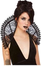Fever - Gothic Lace Stand Up Collar Kostuum Kraag - Zwart