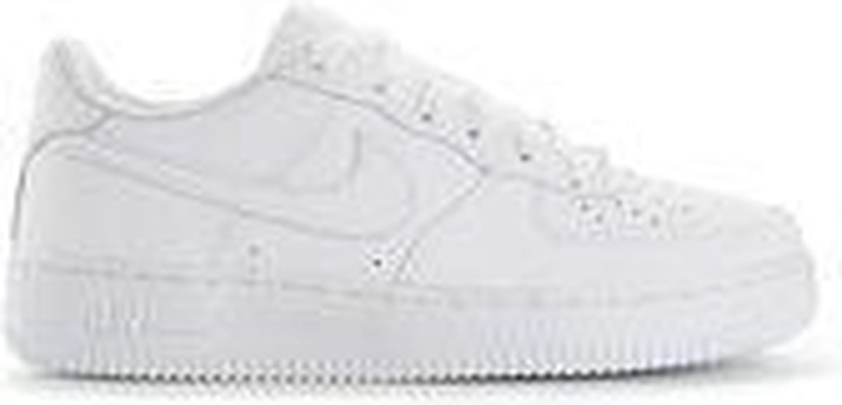 Nike Air Force 1 (GS) Unisex Sneakers - White/White/White - Maat 38.5 |  bol.com
