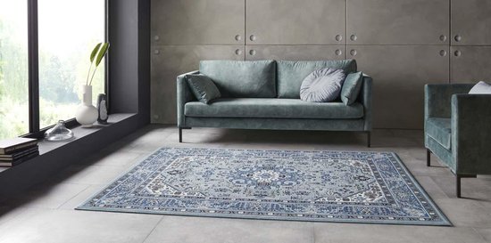 Perzisch tapijt - Mirkan Skazar Blauw 120x170cm