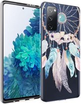 iMoshion Hoesje Siliconen Geschikt voor Samsung Galaxy S20 FE - iMoshion Design hoesje - Transparant / Meerkleurig / Dreamcatcher