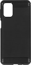 Brushed Backcover Samsung Galaxy M31s hoesje - Zwart
