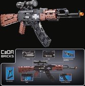 Coffret de construction Cadabricks Engineering - Toy Gun AK47