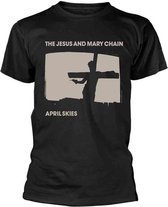 The Jesus And Mary Chain Heren Tshirt -XL- April Skies Zwart