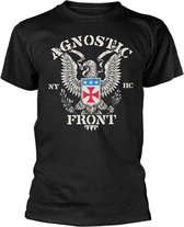 Agnostic Front Heren Tshirt -M- Eagle Crest Zwart