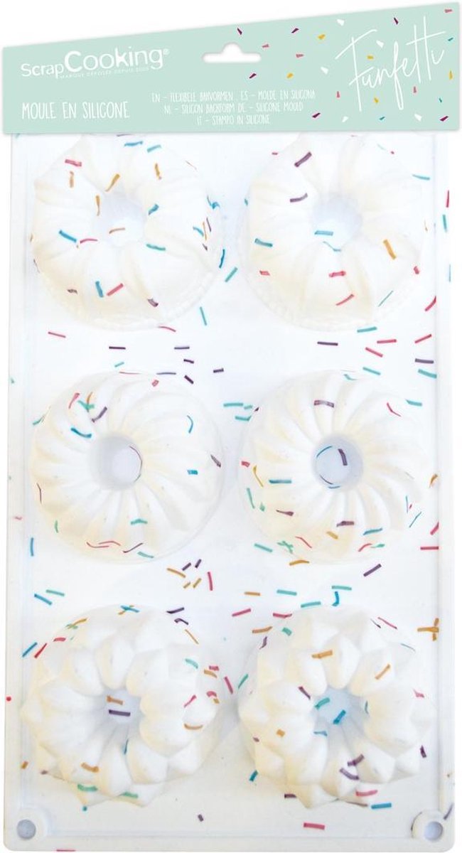 Scrapcooking - Siliconen Mal - FunFetti - Tulband