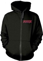 Accept Vest met capuchon -L- Metal Heart 1 Zwart