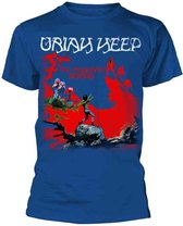 Uriah Heep Heren Tshirt -XL- The Magicians Birthday Blauw