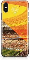 Telefoonhoesje - Back Cover - Geschikt Voor Apple IPhone Xs - Geel En Oranje