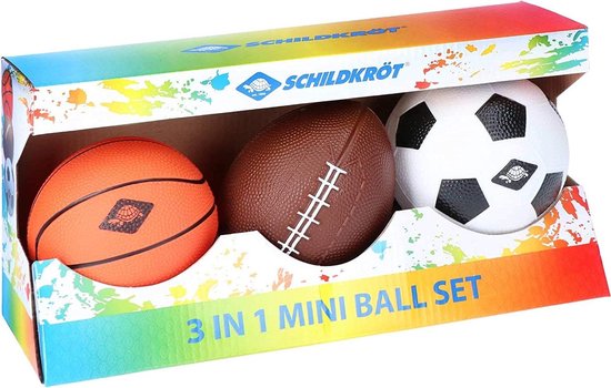 Set de Voetbal en Plastique 4 Pièces - 23CM - 90 Grammes - Enfants -  Différentes