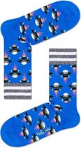 Happy Socks Athletic UFO 3/4 Crew Sock Blauw