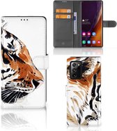 Hoesje met Tekst Geschikt voor Samsung Galaxy Note20 Ultra Telefoon Hoesje Tiger