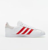 adidas Gazelle Dames Sneakers - Ftwr White/Lush Red/Crystal White - Maat 38.5